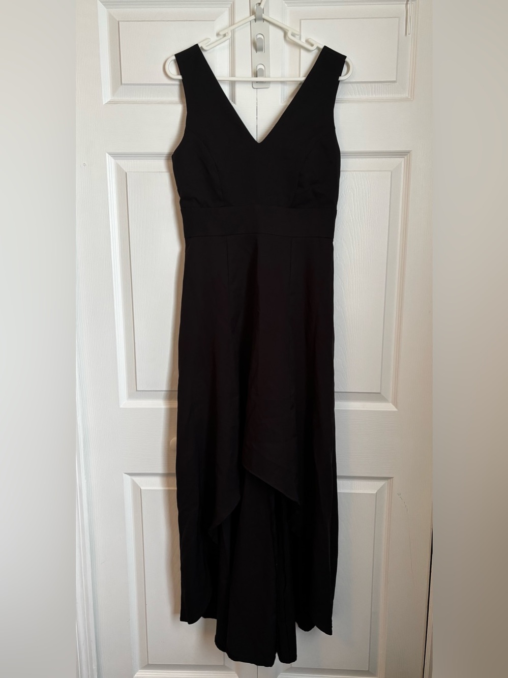Black Floor Length High Low Dress Small
